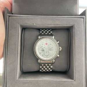 Michele Sport Sail Diamond Stainless Steel Watch - USED